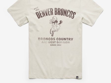 DENVER BRONCOS HISTORIC WIDE OPEN  47 FRANKLIN TEE For Cheap