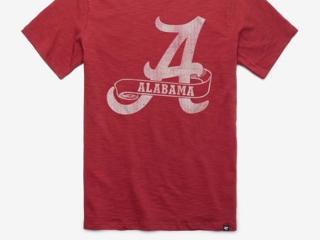 ALABAMA CRIMSON TIDE VINTAGE GRIT  47 SCRUM TEE Fashion