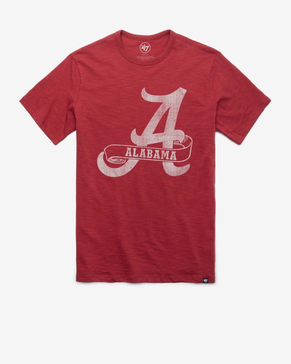 ALABAMA CRIMSON TIDE VINTAGE GRIT  47 SCRUM TEE Fashion