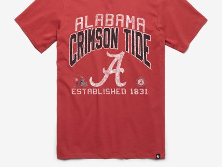 ALABAMA CRIMSON TIDE TURNED UP  47 FRANKLIN TEE Fashion