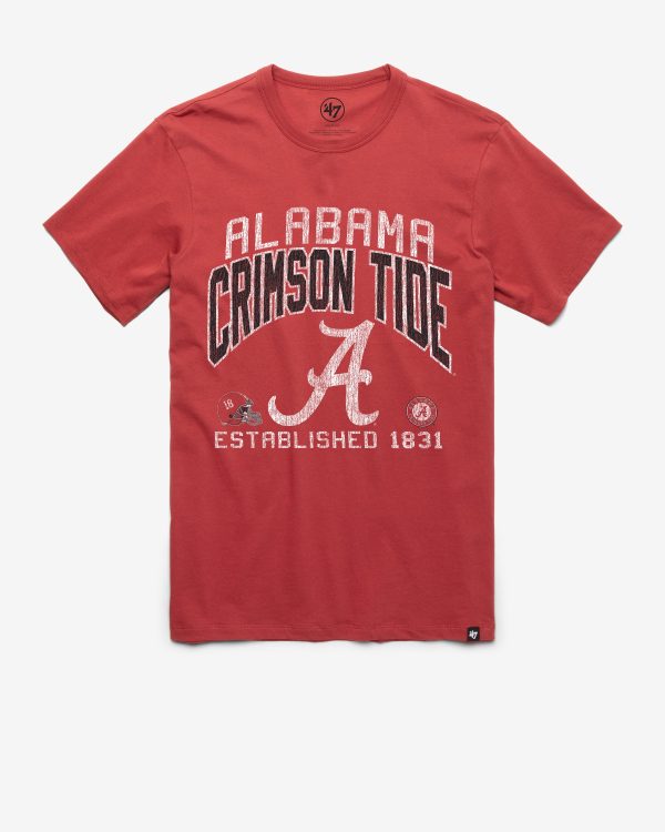 ALABAMA CRIMSON TIDE TURNED UP  47 FRANKLIN TEE Fashion