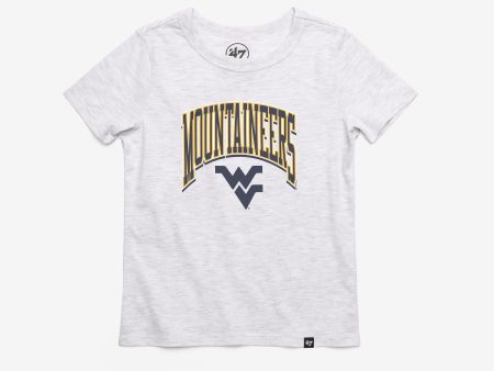 WEST VIRGINIA MOUNTAINEERS WALK TALL  47 FRANKLIN TEE KIDS For Sale