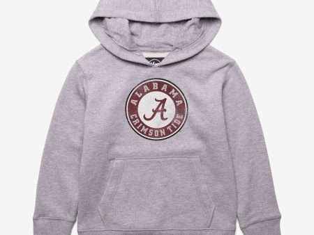 ALABAMA CRIMSON TIDE DISTRESSED IMPRINT  47 HEADLINE HOOD KIDS Hot on Sale