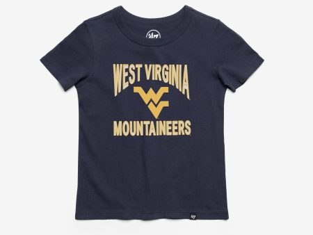 WEST VIRGINIA MOUNTAINEERS FAN OUT  47 FRANKLIN TEE KIDS Online