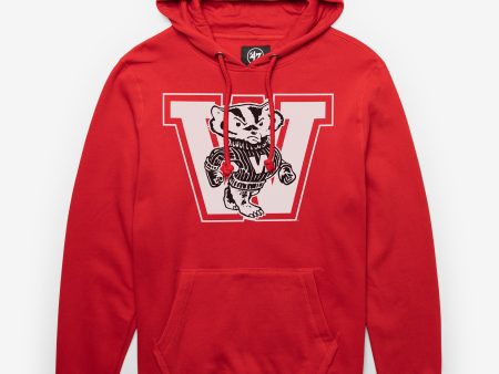 WISCONSIN BADGERS VINTAGE IMPRINT  47 HEADLINE HOOD For Sale