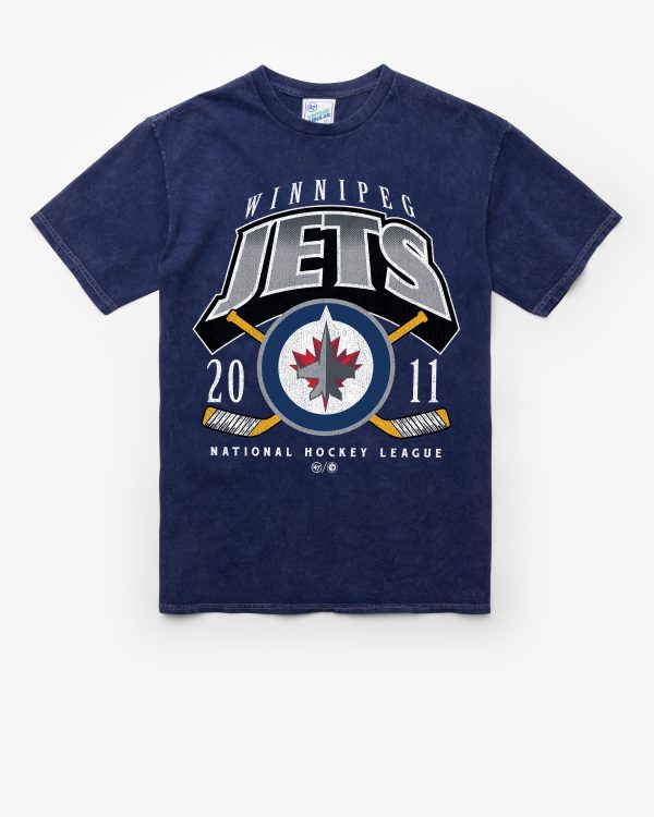 WINNIPEG JETS LOCKER VINTAGE  47 TUBULAR TEE Hot on Sale