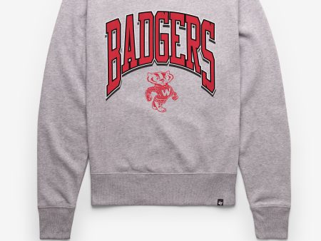 WISCONSIN BADGERS VINTAGE WALK TALL  47 HEADLINE CREW Discount