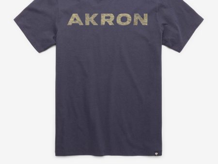 AKRON ZIPS PREMIER WORDMARK  47 FRANKLIN TEE For Sale