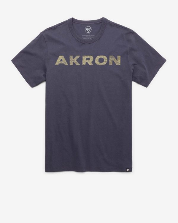 AKRON ZIPS PREMIER WORDMARK  47 FRANKLIN TEE For Sale