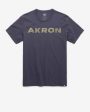 AKRON ZIPS PREMIER WORDMARK  47 FRANKLIN TEE For Sale