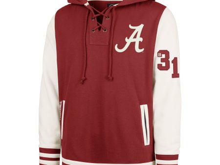 ALABAMA CRIMSON TIDE LETTERMAN FIELD LATERAL  47 LACER HOOD For Discount