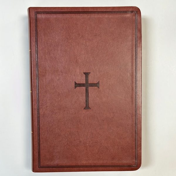 KJV GIANT PRINT REF BIBLE BROWN-4037 on Sale