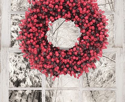 LD1466 - Beaded Wreath View II - 12x16 Hot on Sale