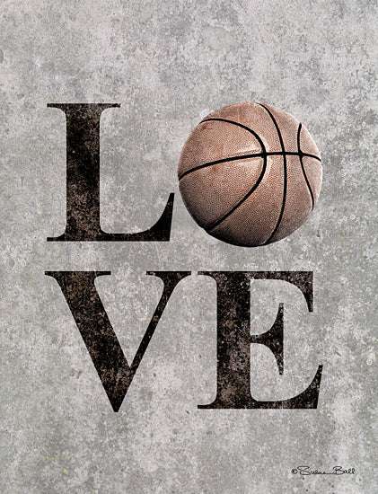 SB671 - LOVE Basketball - 12x18 Hot on Sale