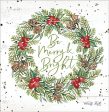 CIN1630 - Be Merry & Bright Wreath - 12x12 For Cheap