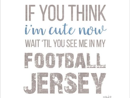 MAZ5508 - Cute in My Football Jersey - 12x12 For Discount