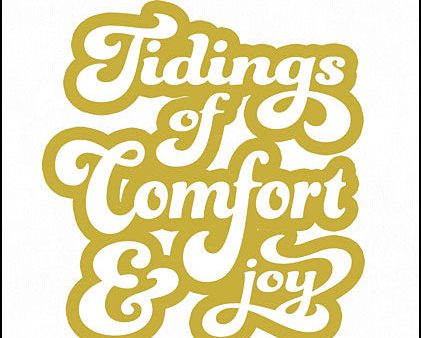 SB630 - Tidings of Comfort & Joy - 12x16 Online now