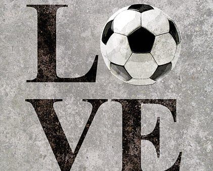 SB673 - LOVE Soccer - 12x18 Online Sale