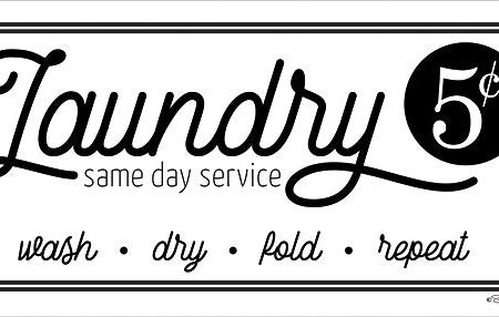 SB664 - Laundry 5 Cents - 18x9 Supply