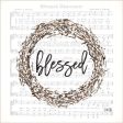 MAZ5335 - Blessed Assurance Bless Wreath - 12x12 Online now